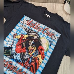 Vintage 80's Motley Crue Dr. Feelgood ROCK Concert T Shirt Size Large SSI Tag